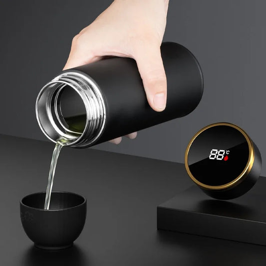 Intelligent Stainless Steel Vacuum Tea Cup with LED Display